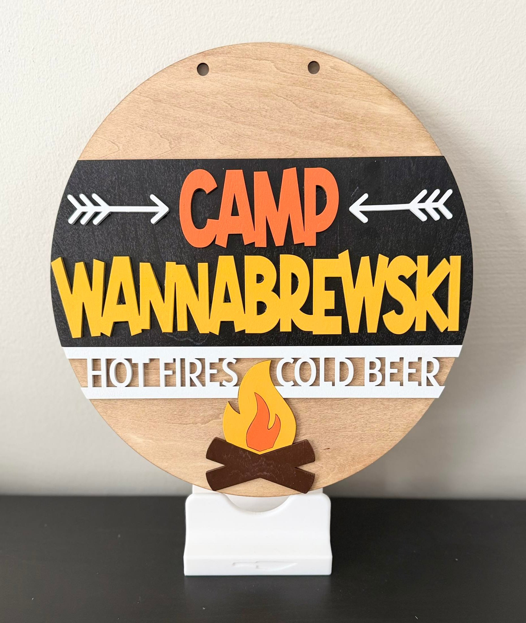 Camp Wannabrewski Wall Sign